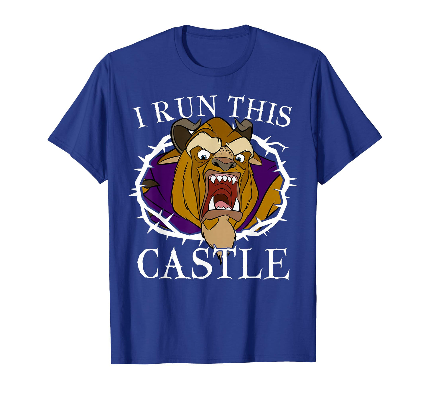 Disney Beauty And The Beast I Run This Castle Thorn Portrait T-Shirt