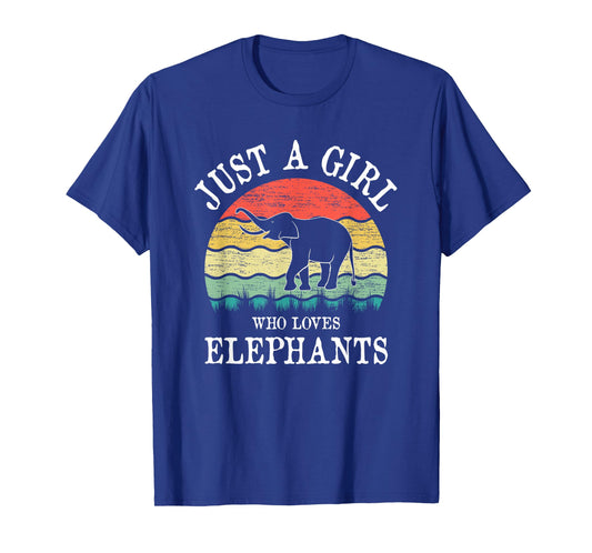 Just A Girl Who Loves Elephants T-Shirt