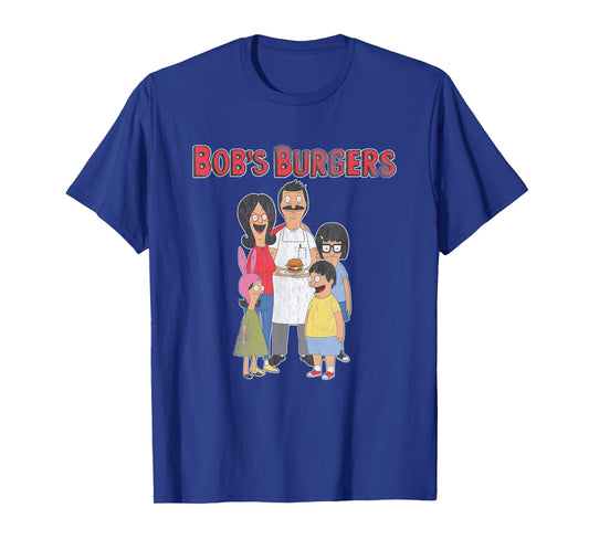 Bob's Burgers Retro Cartoon Family T-Shirt
