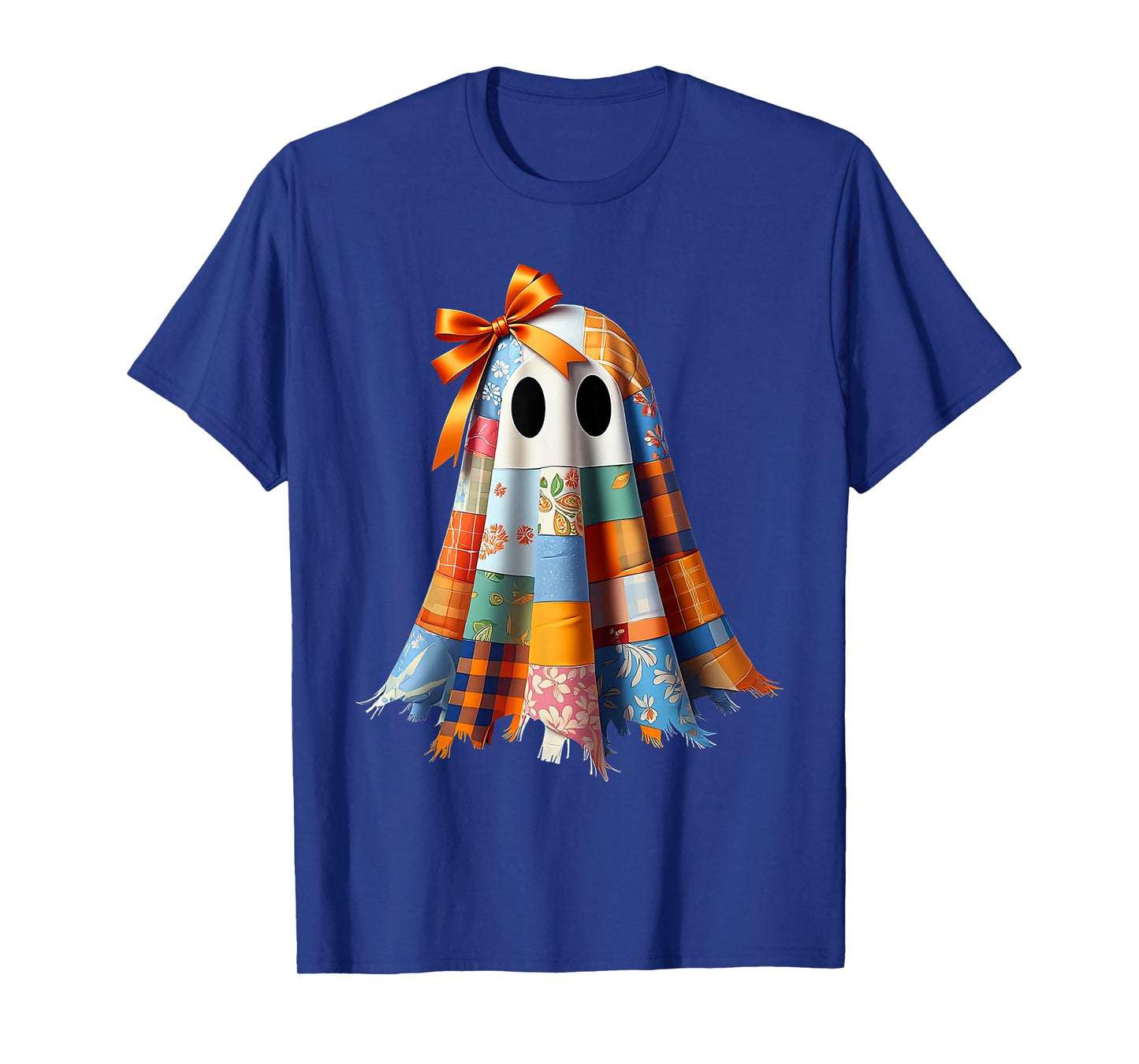 Patchwork Quilter Fall Ghost Bow Quilt Block Autumn Quilting T-Shirt