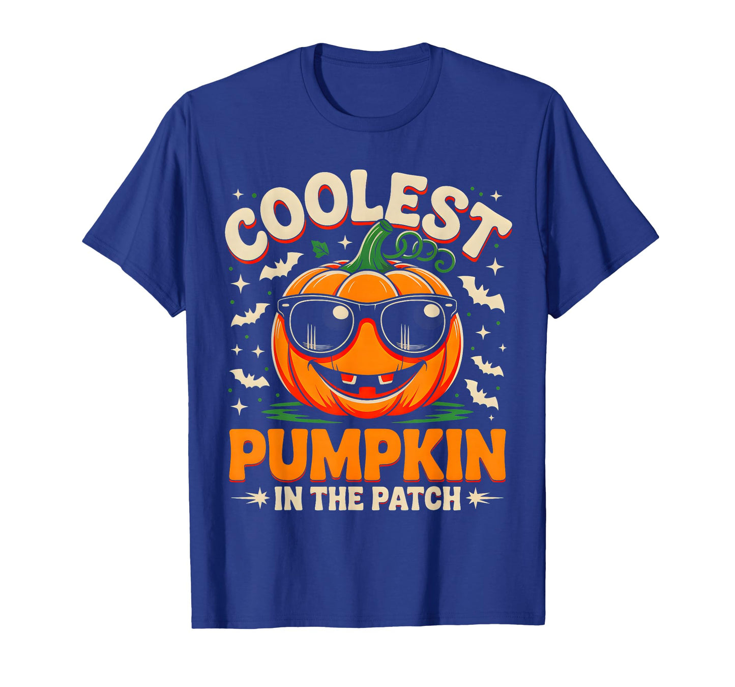 Coolest Pumpkin In The Patch Groovy Halloween For Men Women T-Shirt