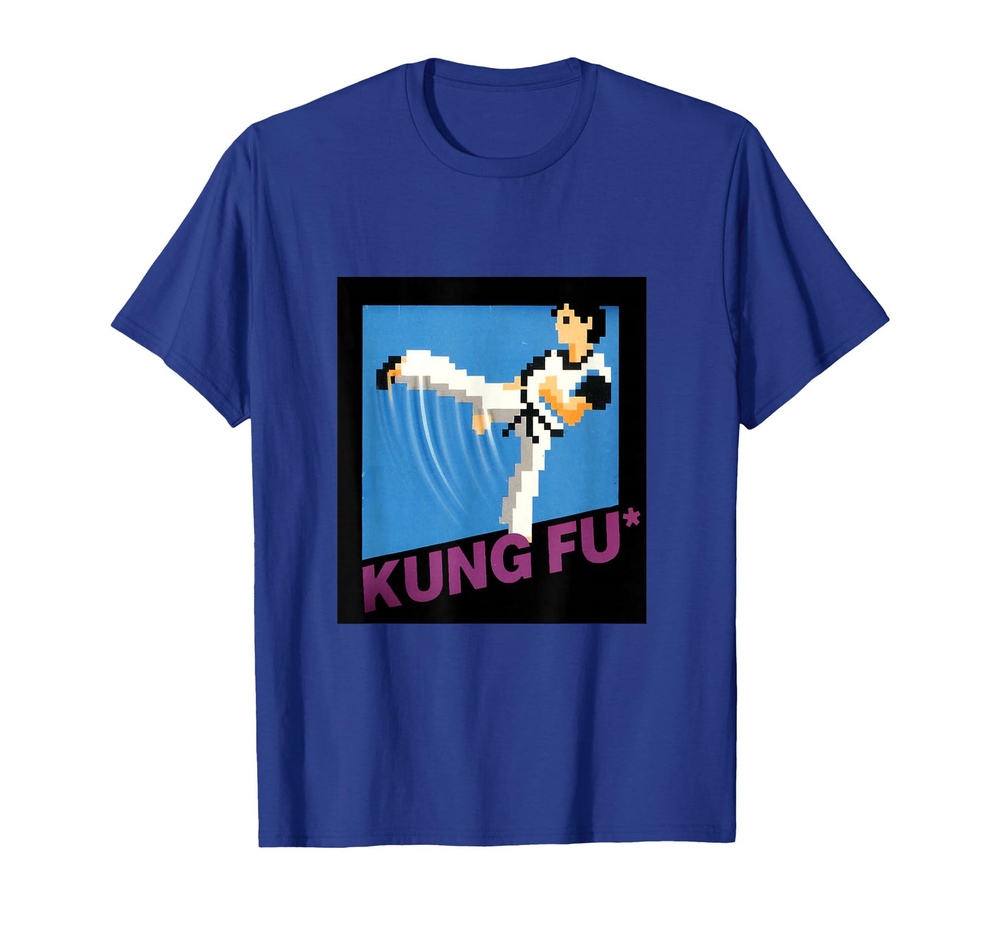 Kung Fu Kick 8 Bit Old School Video Game T-Shirt