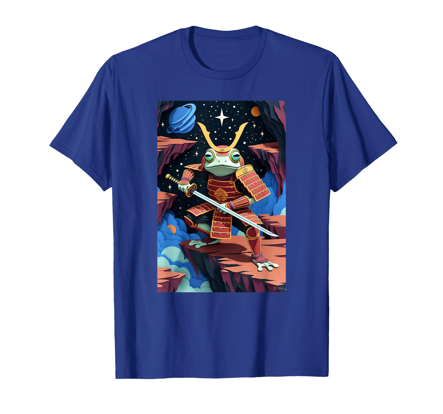 Astral Samurai Frog Warrior T-Shirt