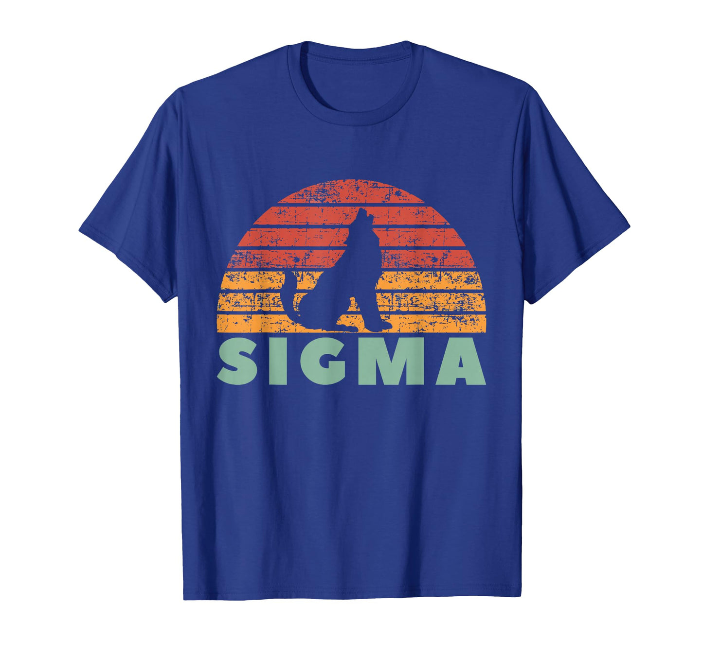 Vintage Sigma Wolf Retro Sigma Male T-Shirt