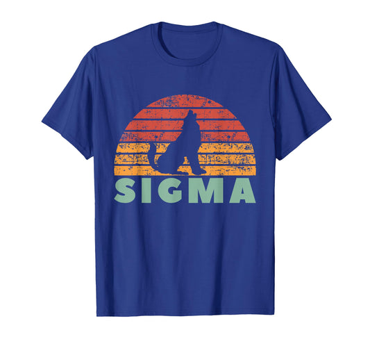 Vintage Sigma Wolf Retro Sigma Male T-Shirt