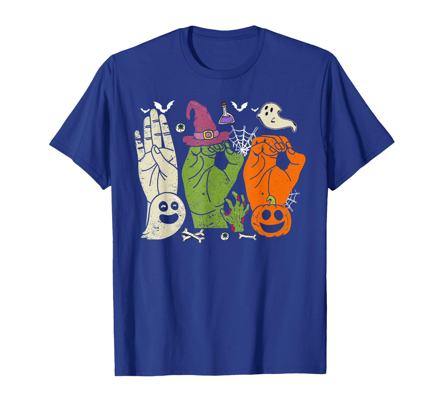 Halloween SPED Teacher Boo in ASL Boo Hands Sign Language T-Shirt