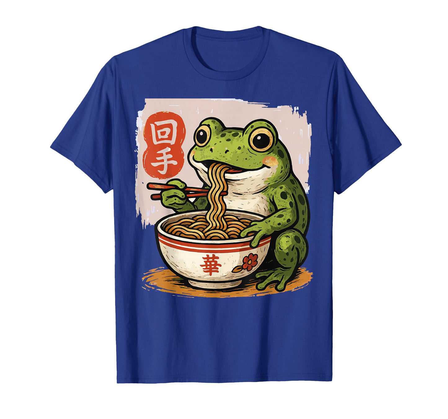 Anime Frog Eating Ramen Japanese Ramen Japan T-Shirt