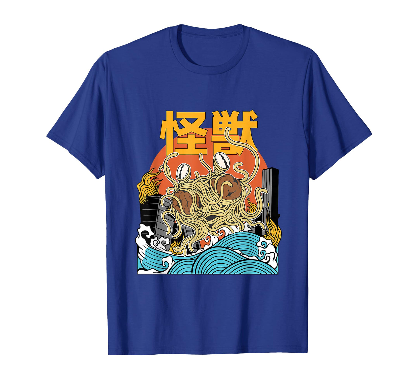 Flying Spaghetti Monster Sunset Japanese T-Shirt