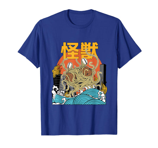 Flying Spaghetti Monster Sunset Japanese T-Shirt