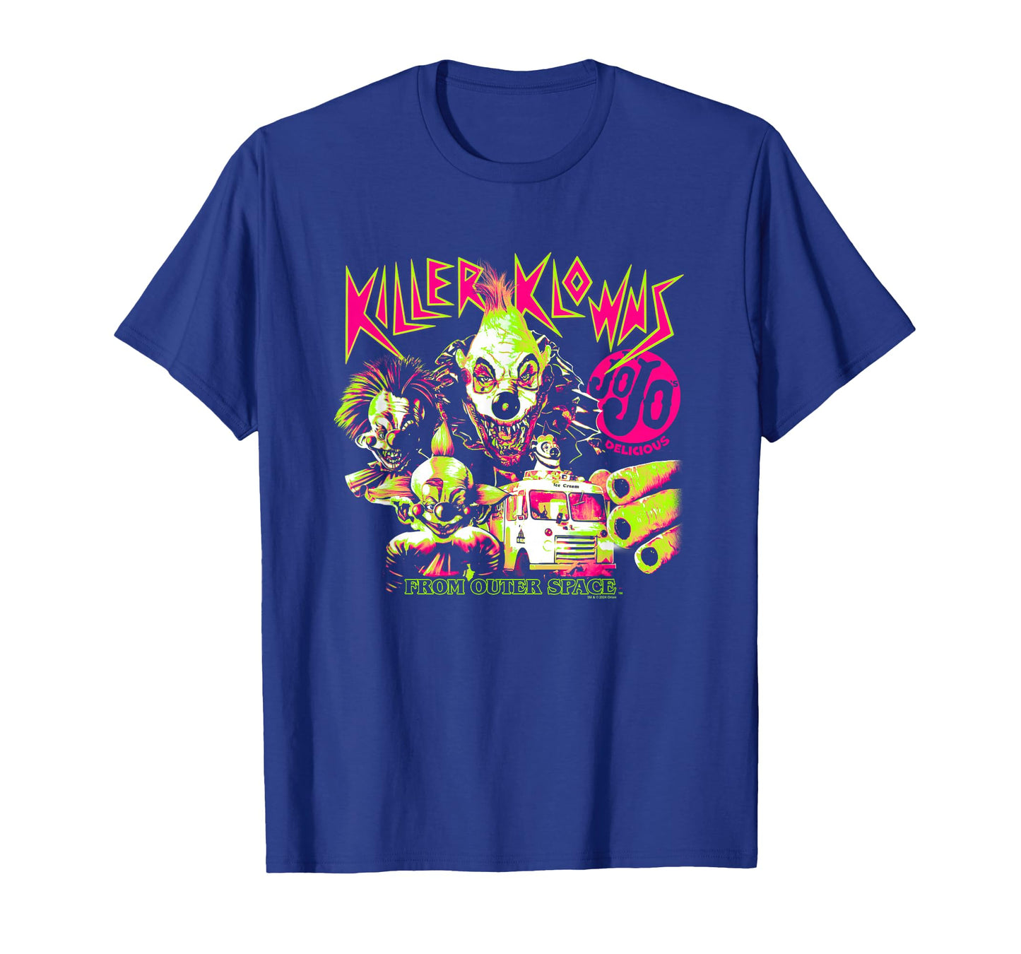 Killer Klowns from Outer Space JoJo Delicious Neon Poster T-Shirt