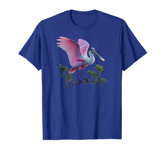 Bird Series. Roseate Spoonbill. Artist's Rendition. T-Shirt
