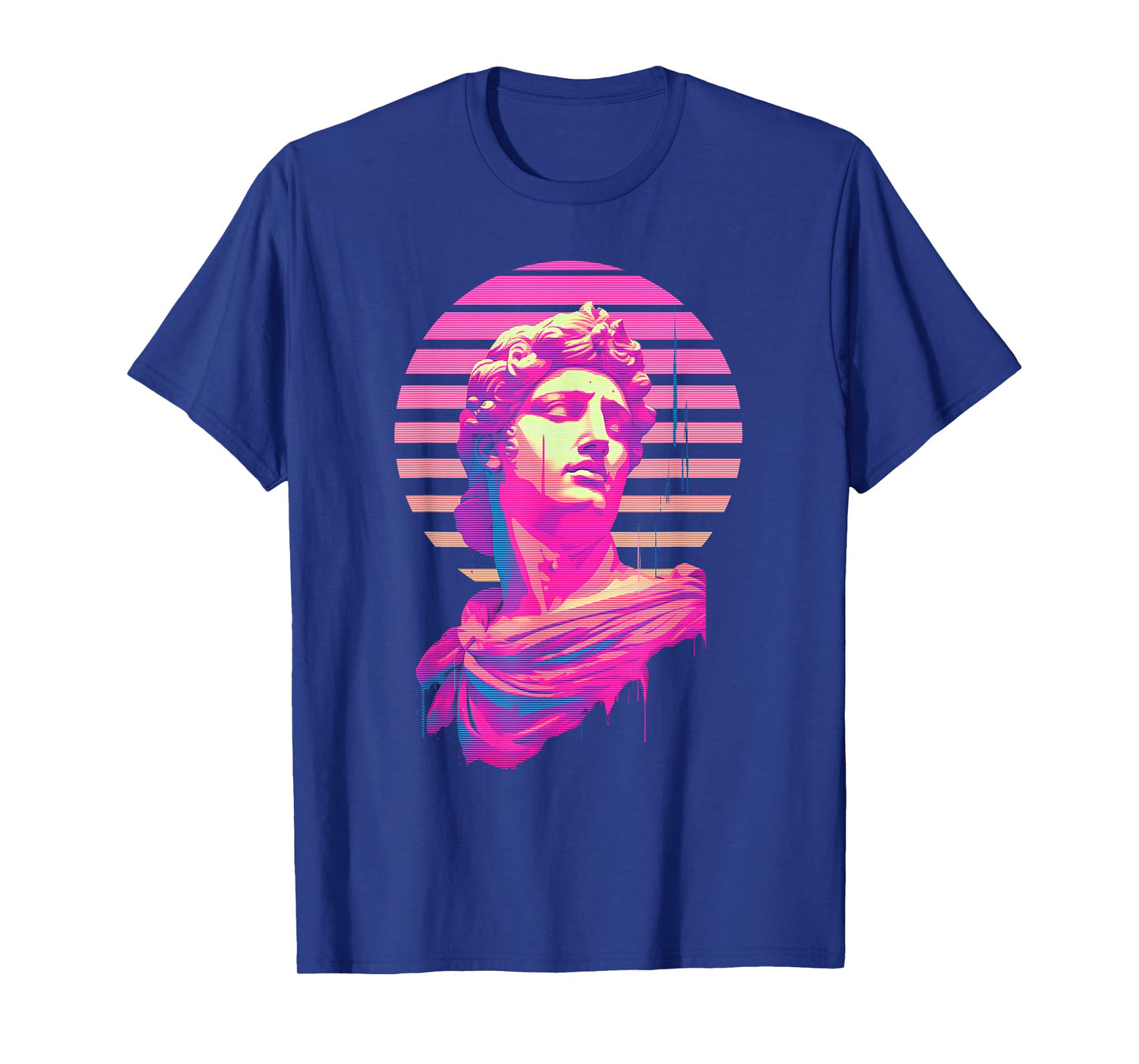Apollo Vaporwave Aesthetic Greek God Retrowave Graphic T-Shirt
