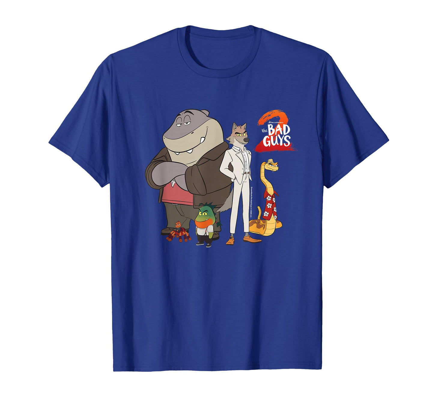 DreamWorks The Bad Guys 2 The Original Bad Guys 2D Style T-Shirt