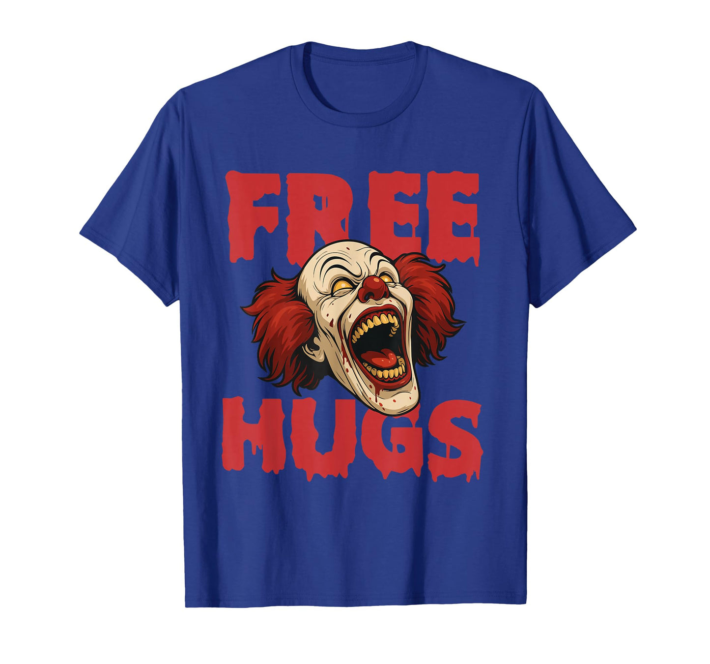 Free Hugs - Spooky Evil Scary Horror Clown Halloween T-Shirt