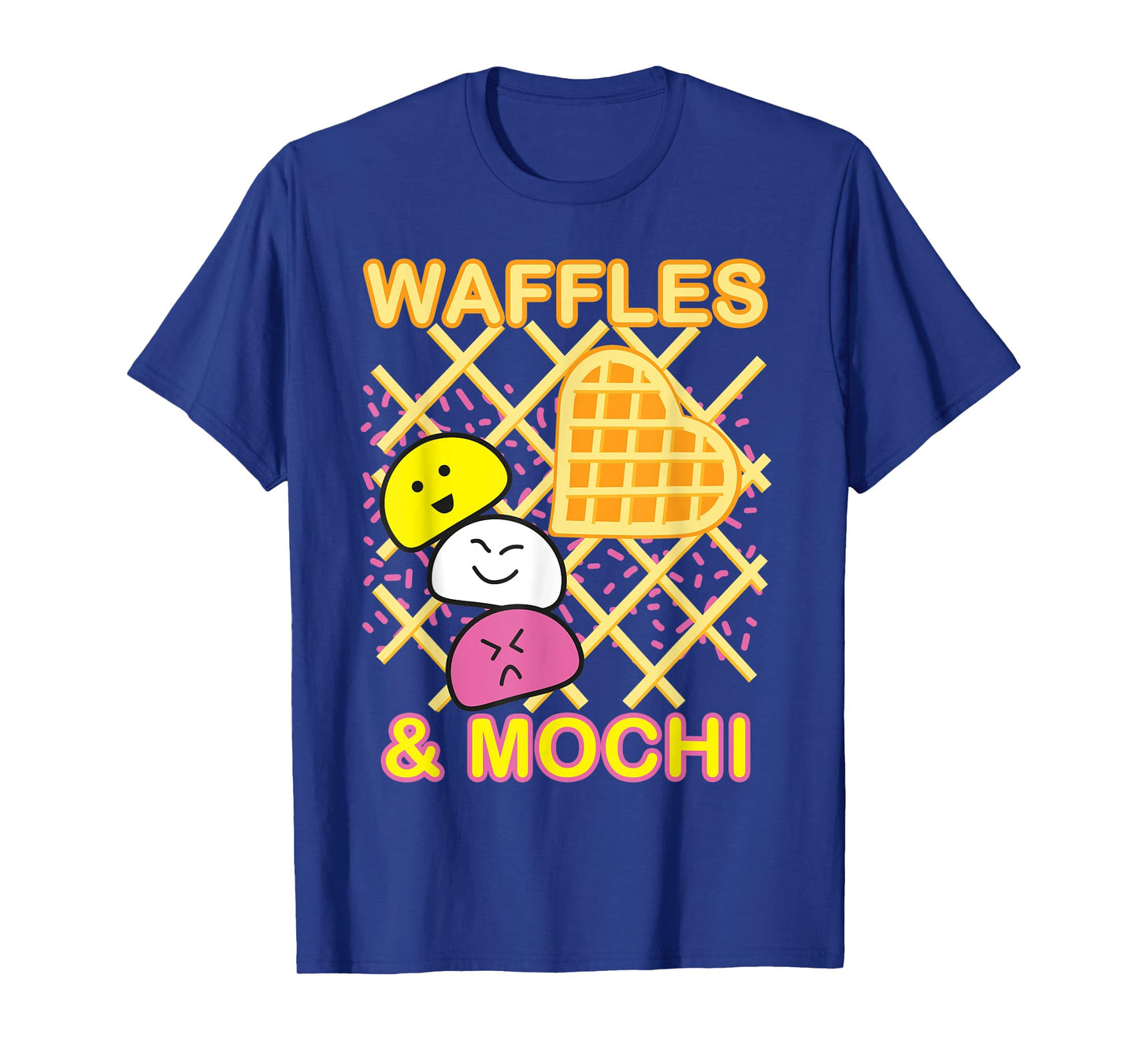 MOCHI and WAFFLES Cute Kawaii Japanese Ice cream Retro 90s Men Women Kids T-Shirt