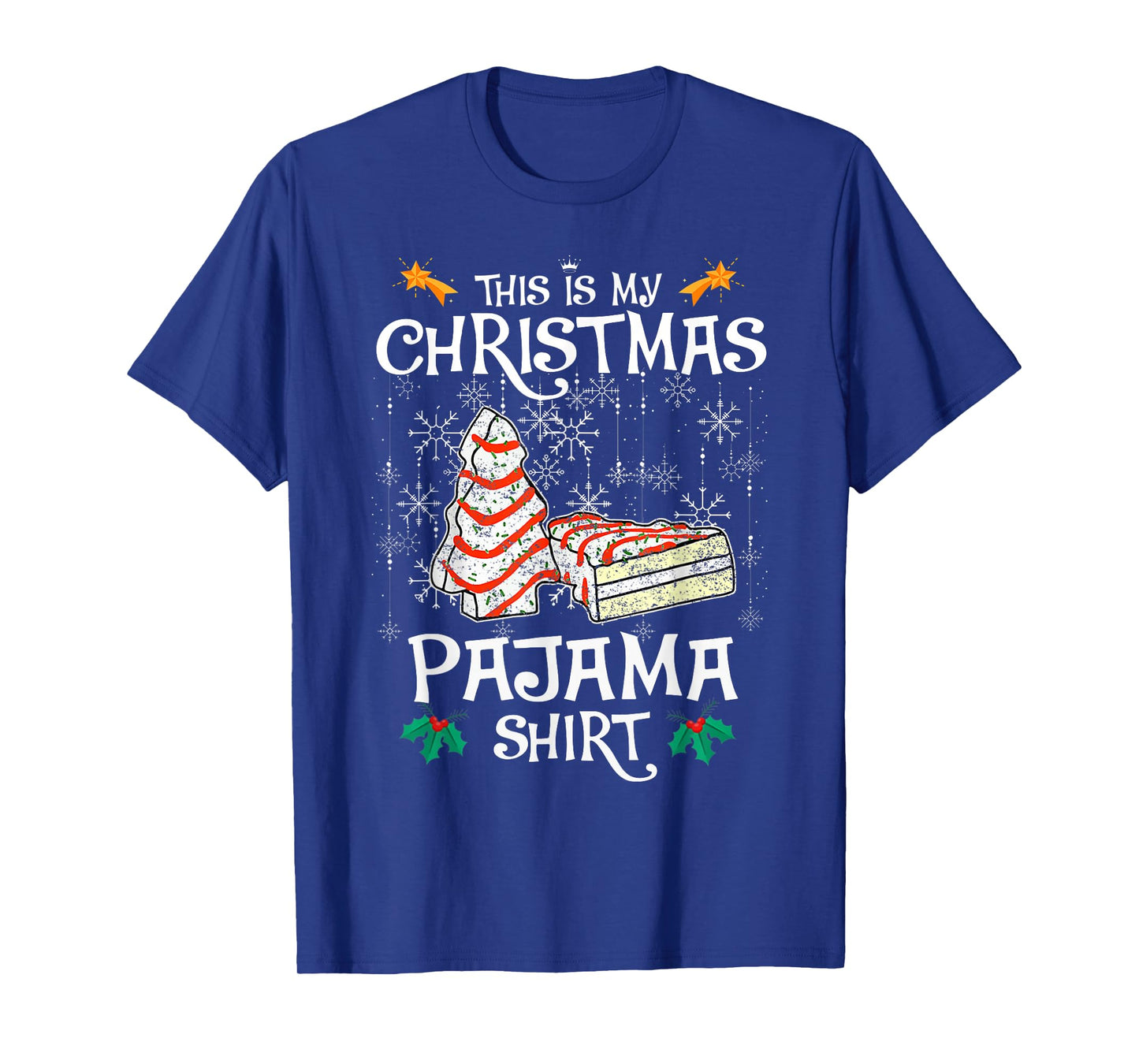 This is My Christmas Pajama Shirt Christmas Cake Debbie T-Shirt