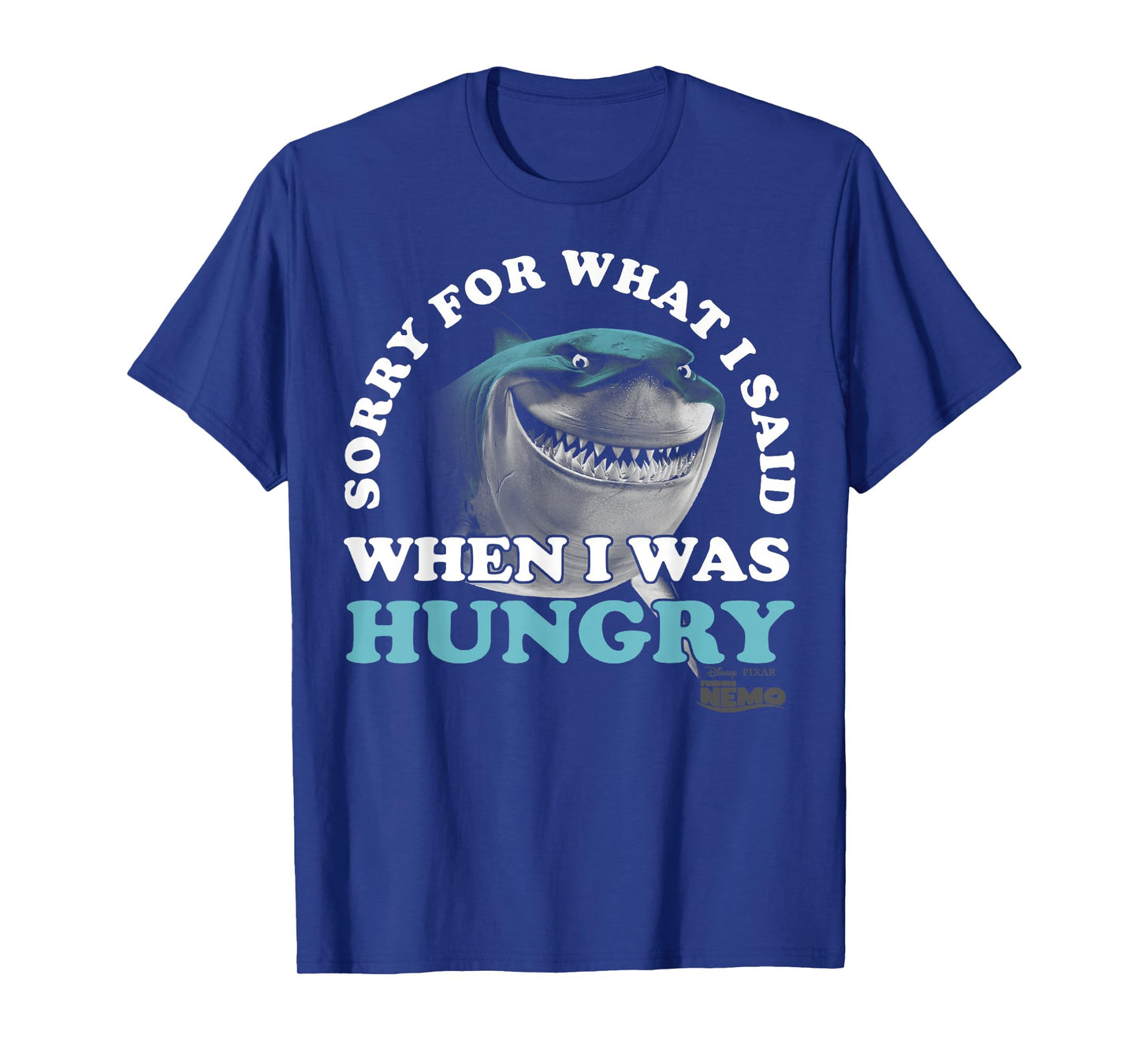 Disney Pixar Finding Nemo Bruce Sorry for What I Said Text T-Shirt