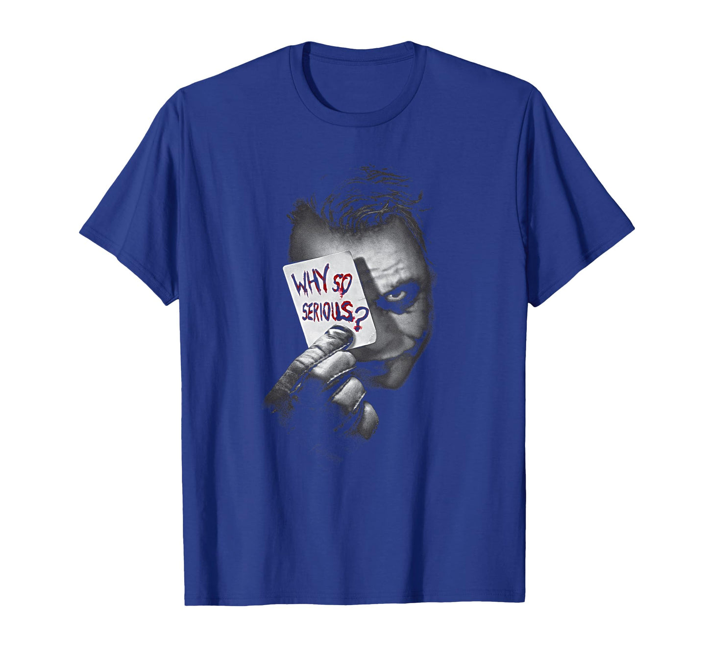 DC Dark Knight Photo Why So Serious T-Shirt Small