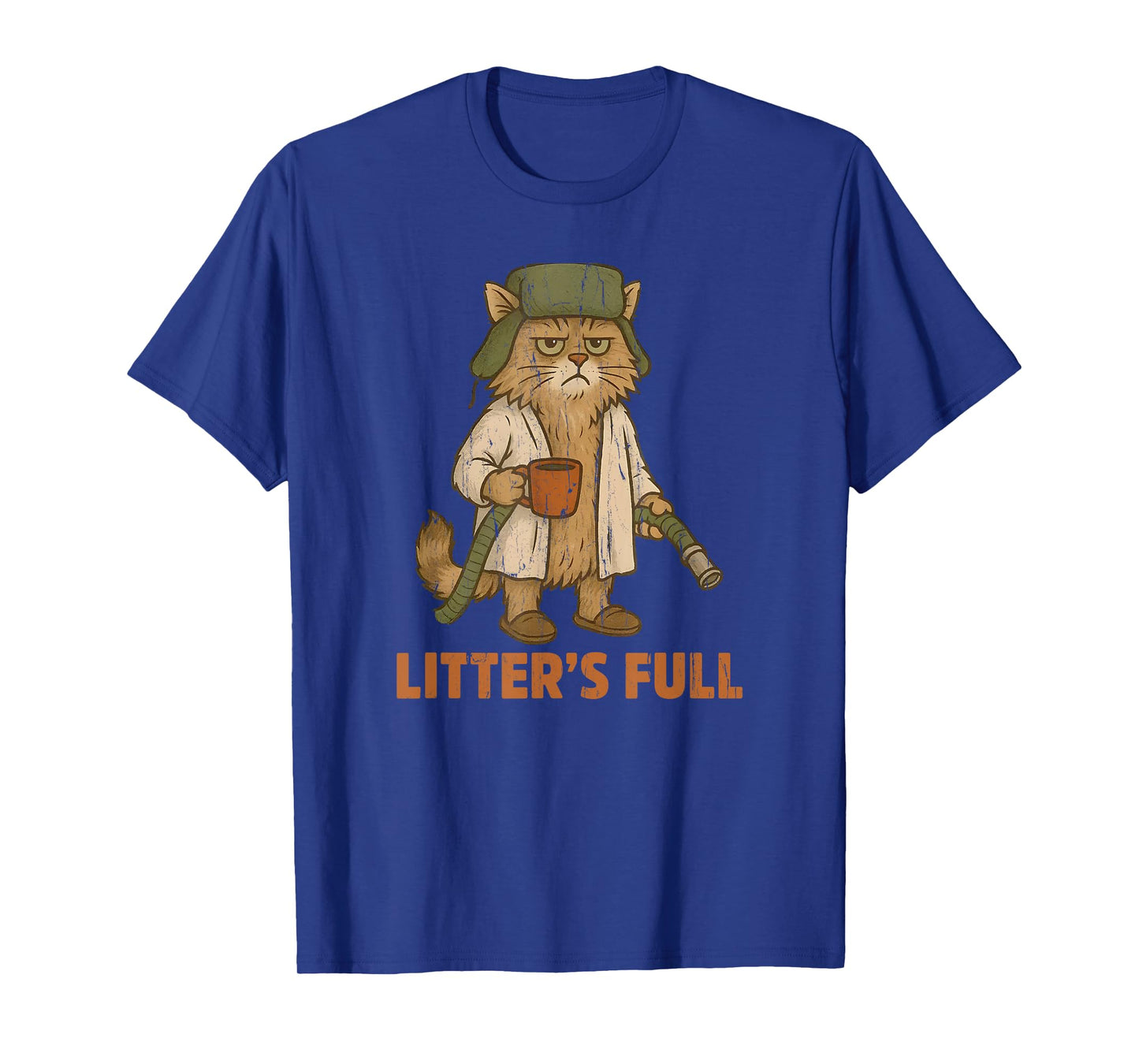 Litter's Full, Christmas Vacation Cat T-Shirt