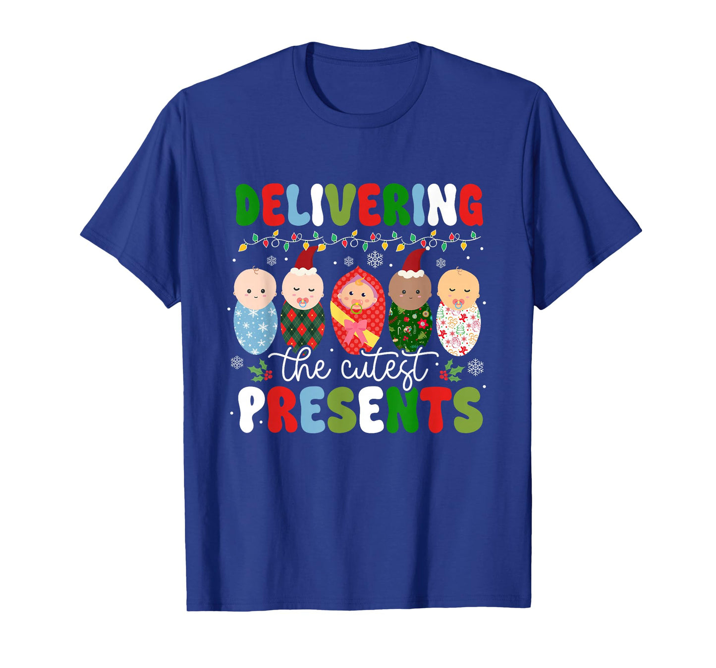 Delivering The Cutest Presents Labor & Delivery Christmas T-Shirt