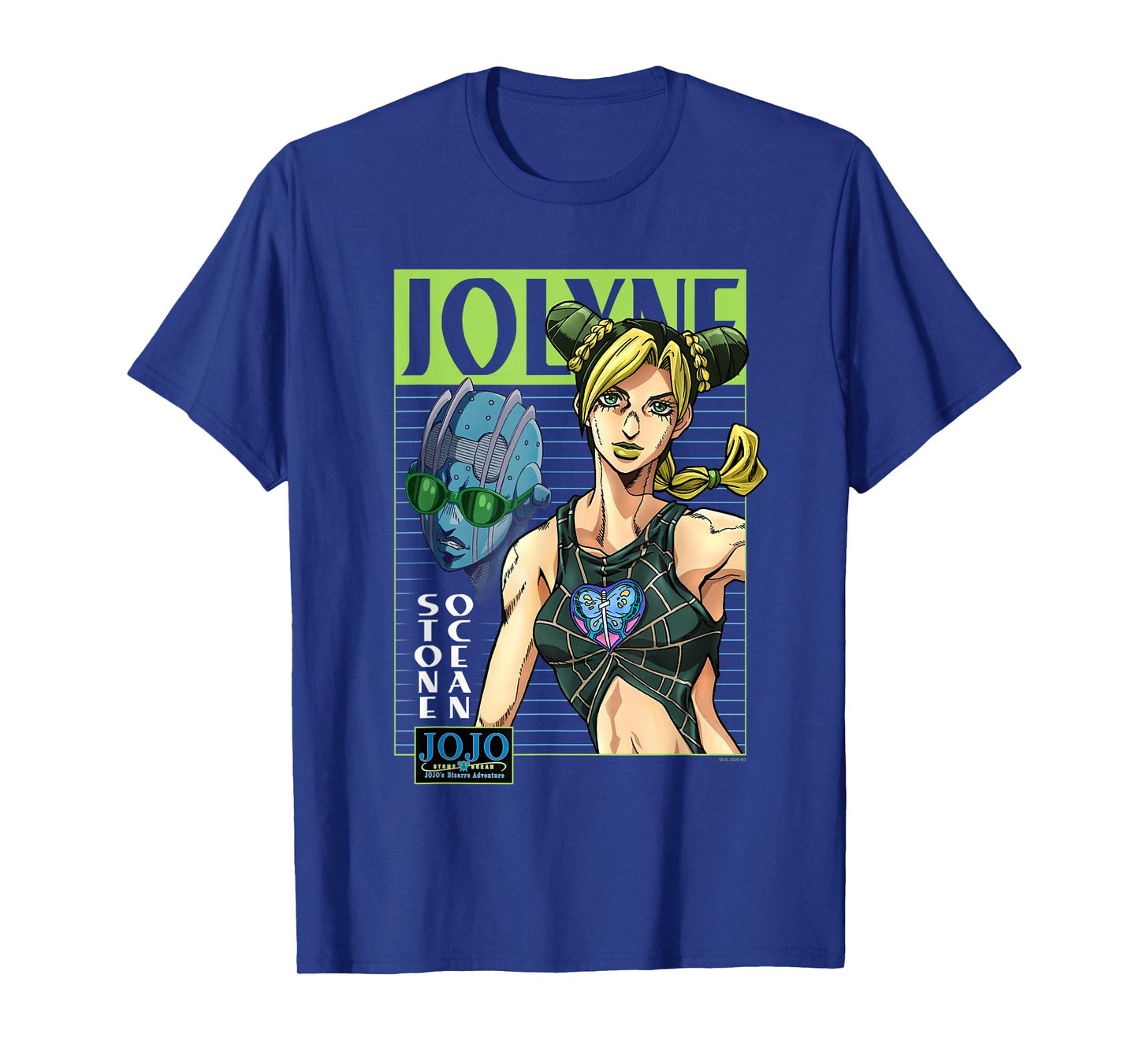 JoJo's Bizarre Adventure Jolyne & Stone Ocean Mugshot Anime T-Shirt