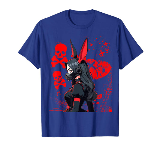 Cyberpunk Aesthetic Techwear Harajuku Anime Manga Girl T-Shirt
