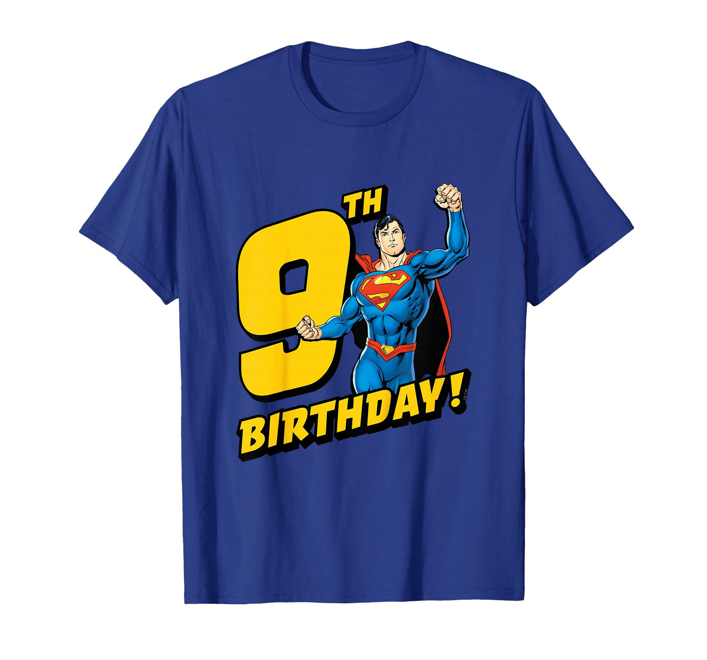 Kids Superman 9th Birthday T-Shirt