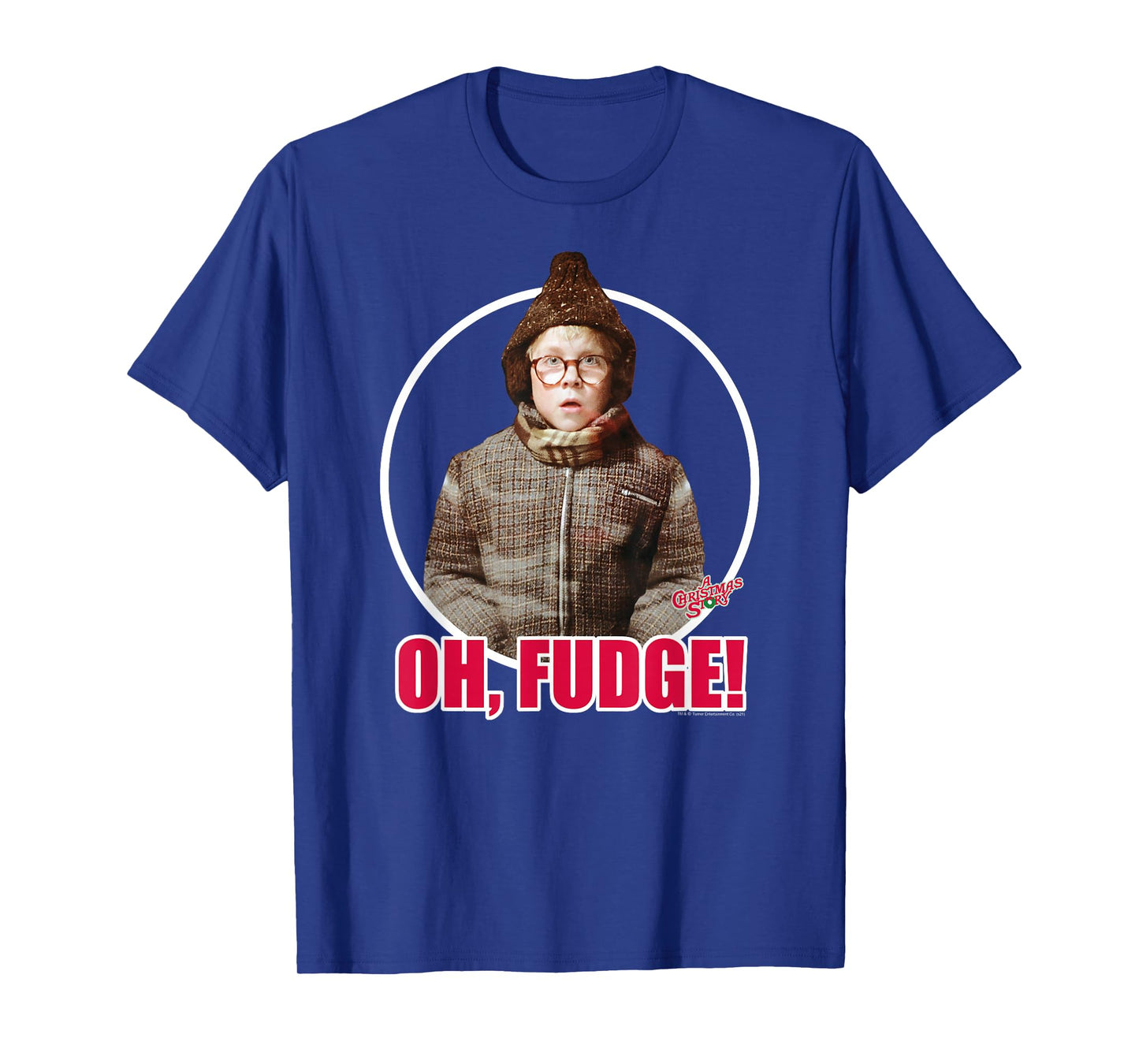 A Christmas Story Ralphie Photo Oh Fudge Funny Holiday T-Shirt