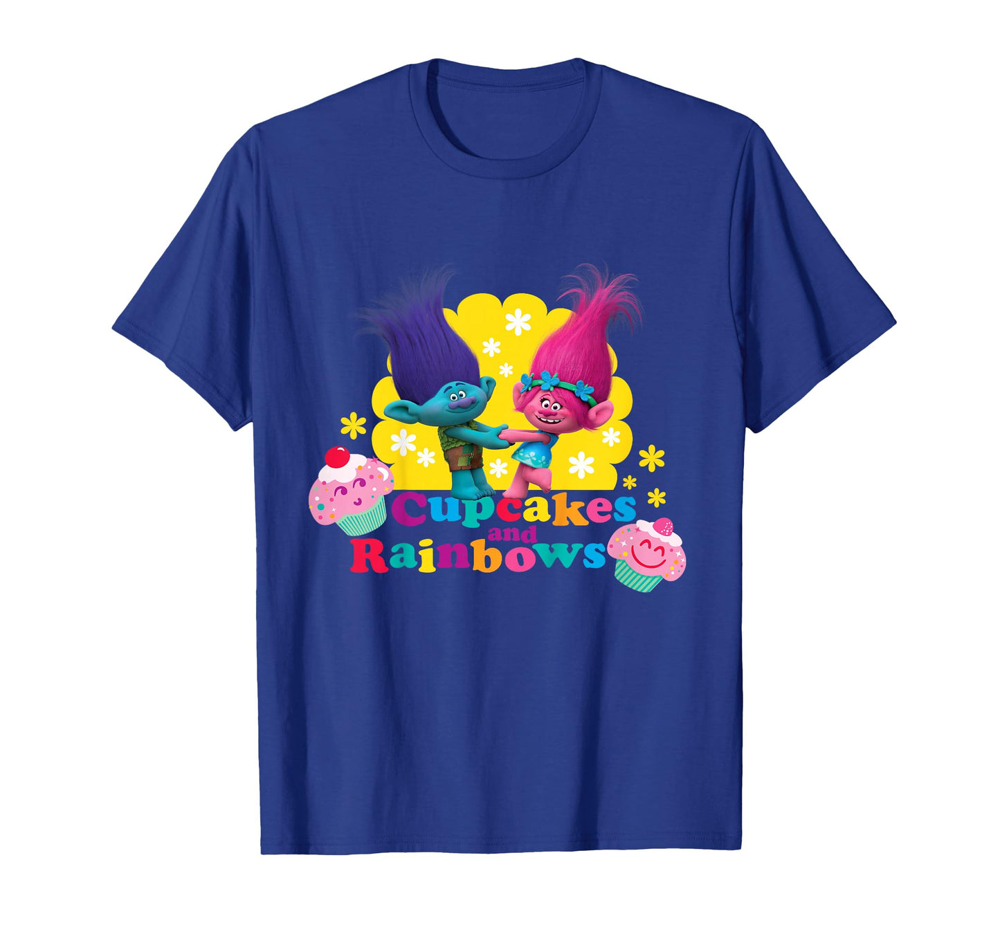 Kids Trolls Branch and Poppy Cupcakes T-Shirt