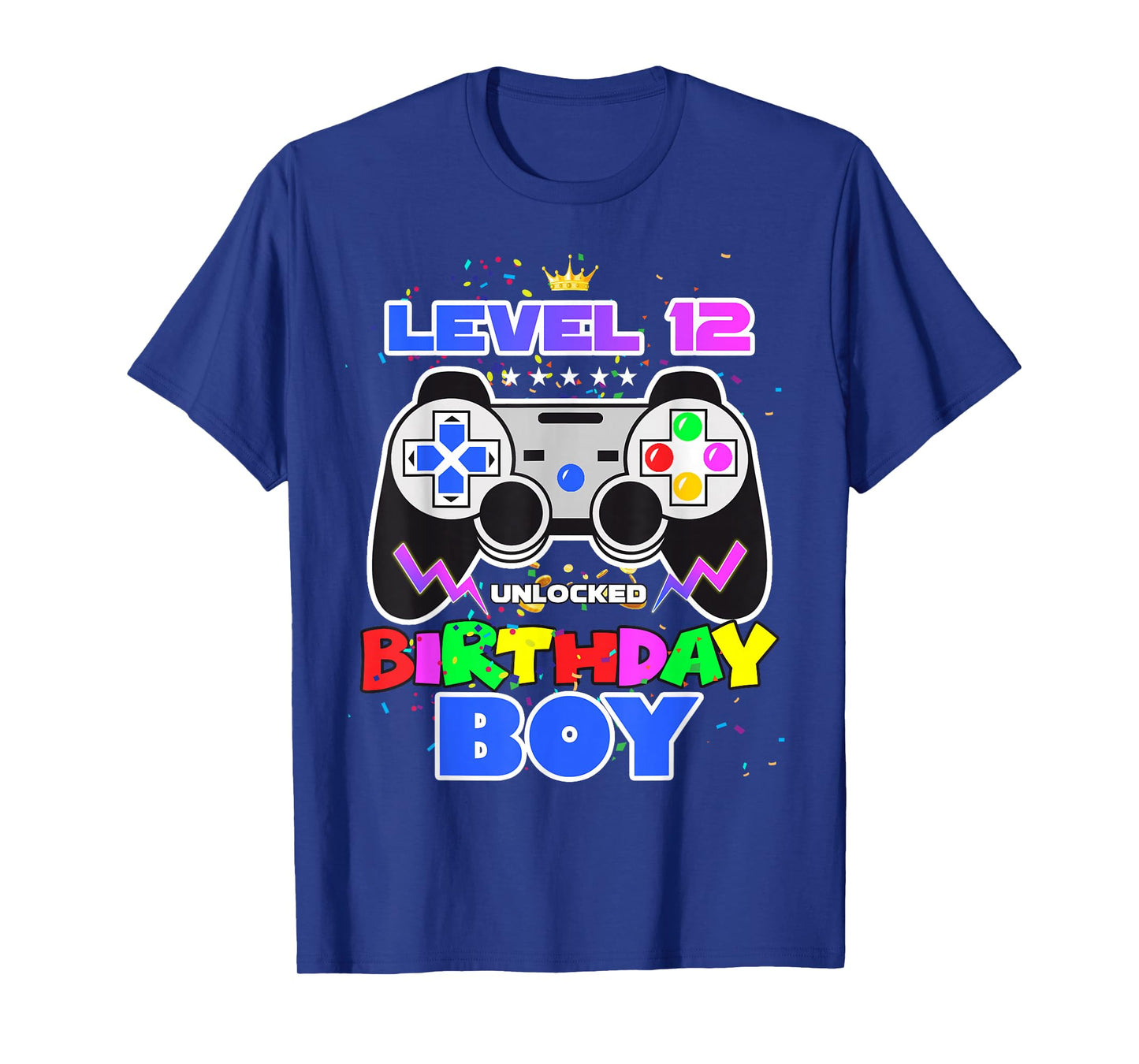 Level 12 Unlocked Birthday Boy 12th Birthday Video Game T-Shirt