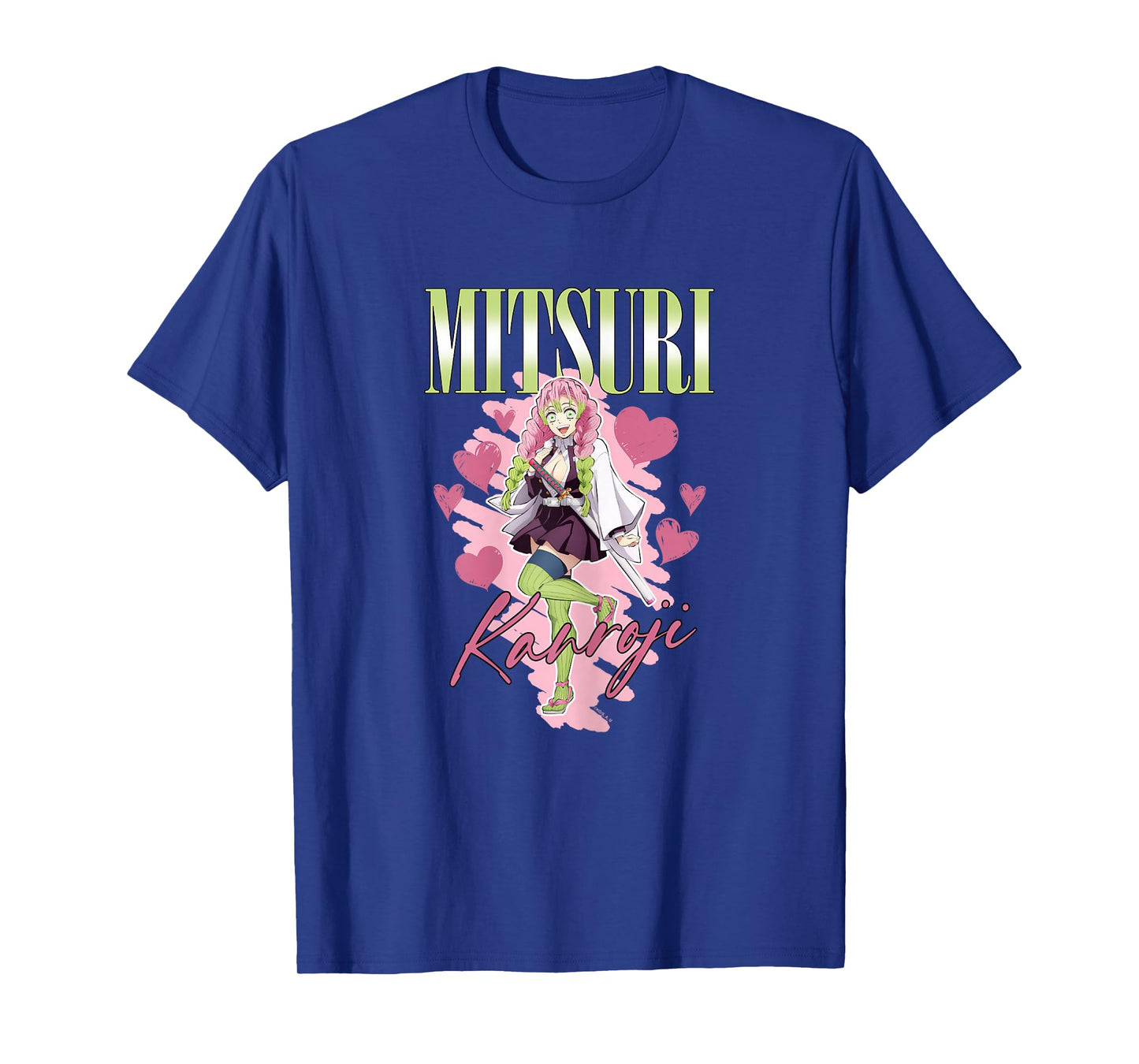 Demon Slayer: Kimetsu no Yaiba Mitsuri Pink Aesthetic T-Shirt