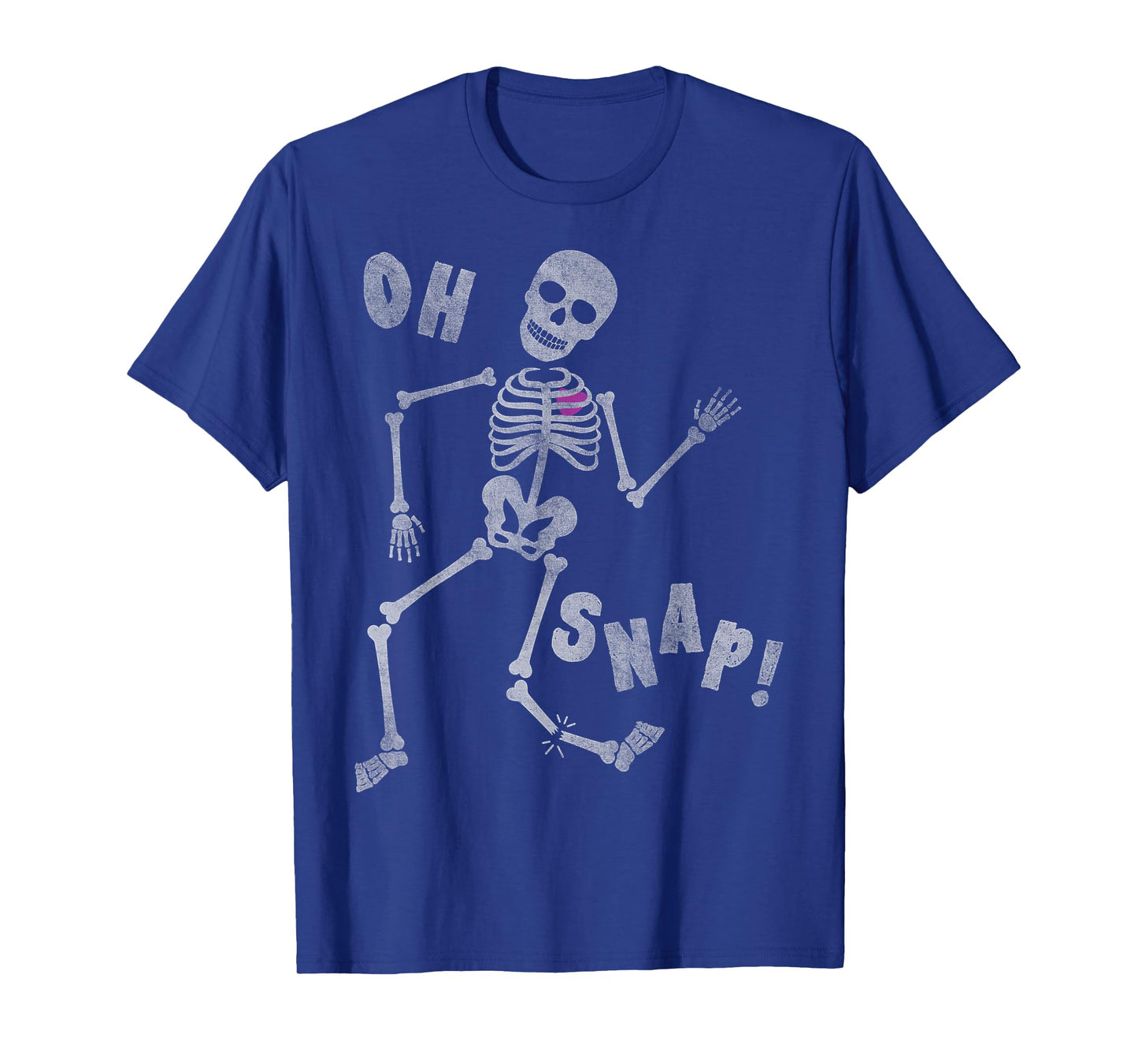 Halloween Oh Snap Skeleton Broken Leg T-Shirt