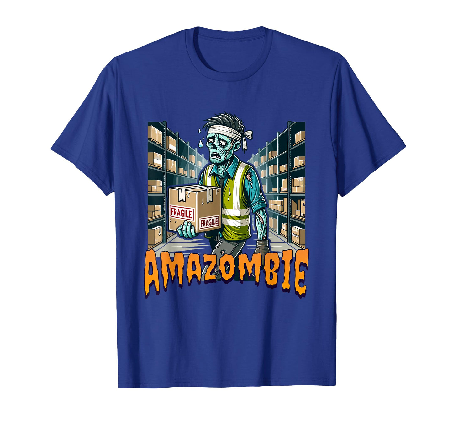 Zombie Coworker Swagazon Associate AmaZombie T-Shirt