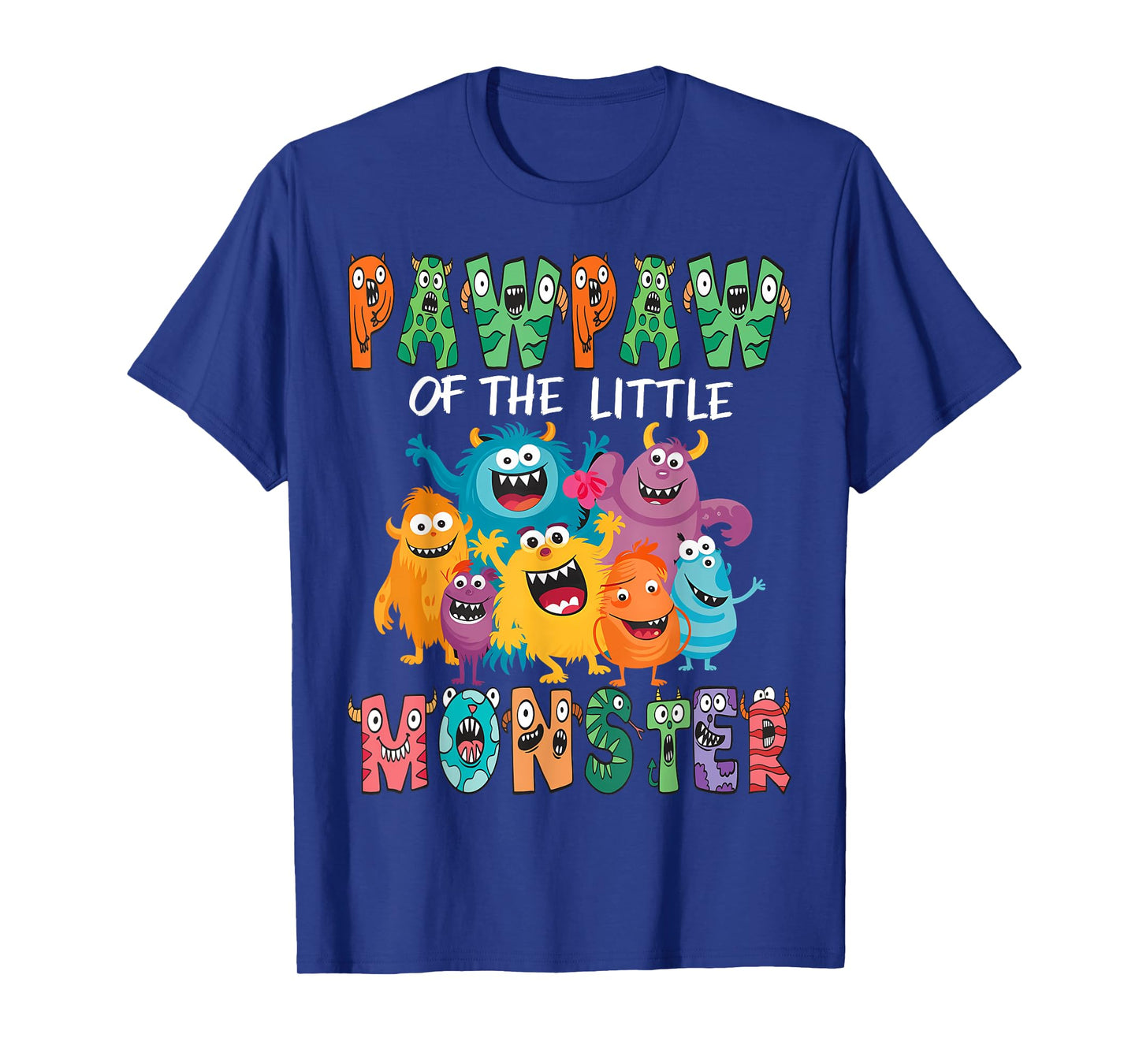 Pawpaw Of The Little Monster Kids 1St Birthday Party T-Shirt