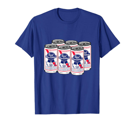 Pabst Blue Ribbon Cans Art T-Shirt