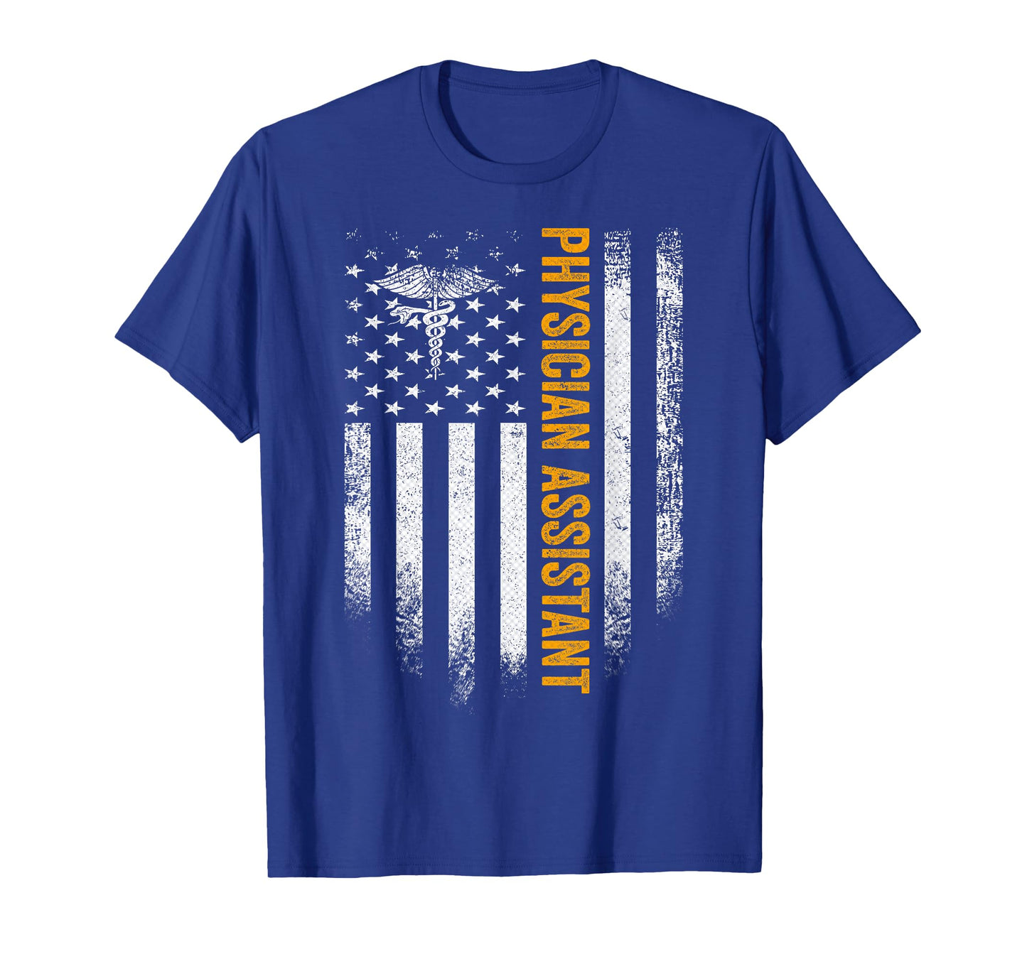 Vintage USA Physician Assistant American Flag T-Shirt
