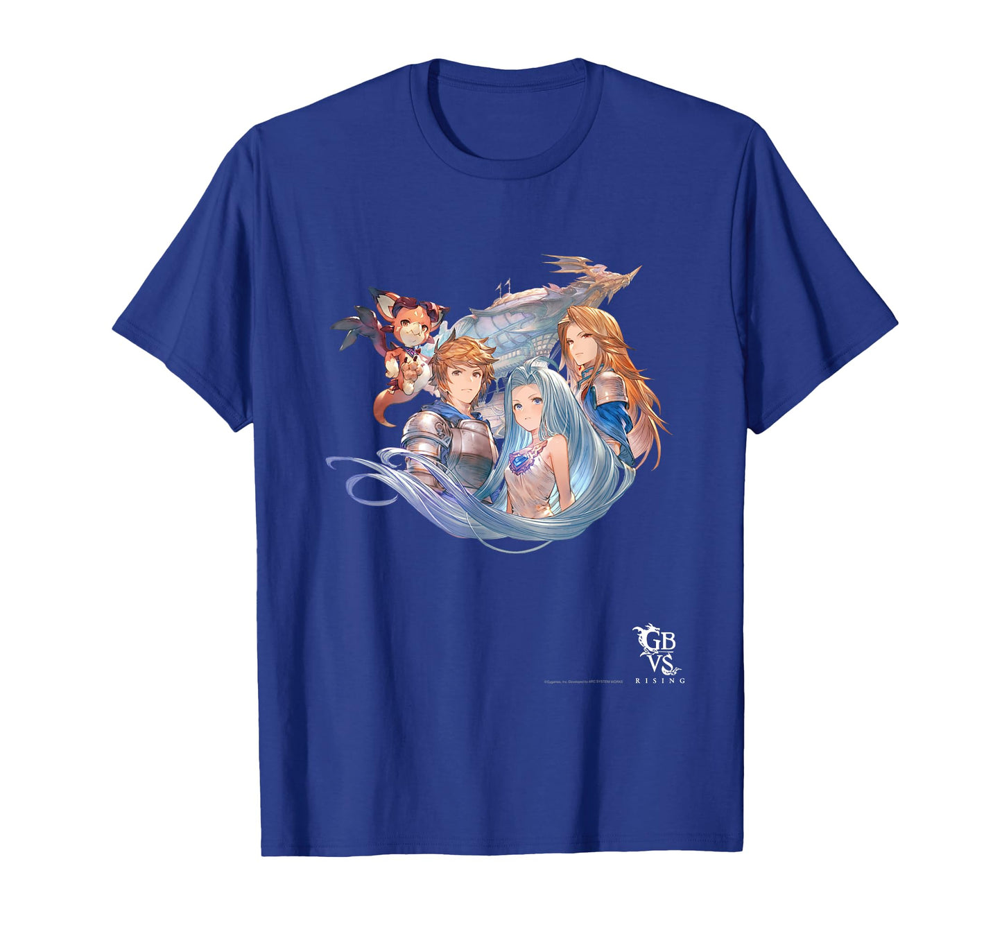 Cygames, Inc. Granblue Fantasy: Versus Crew Neck Black Small Casual Anime Gaming T-Shirt