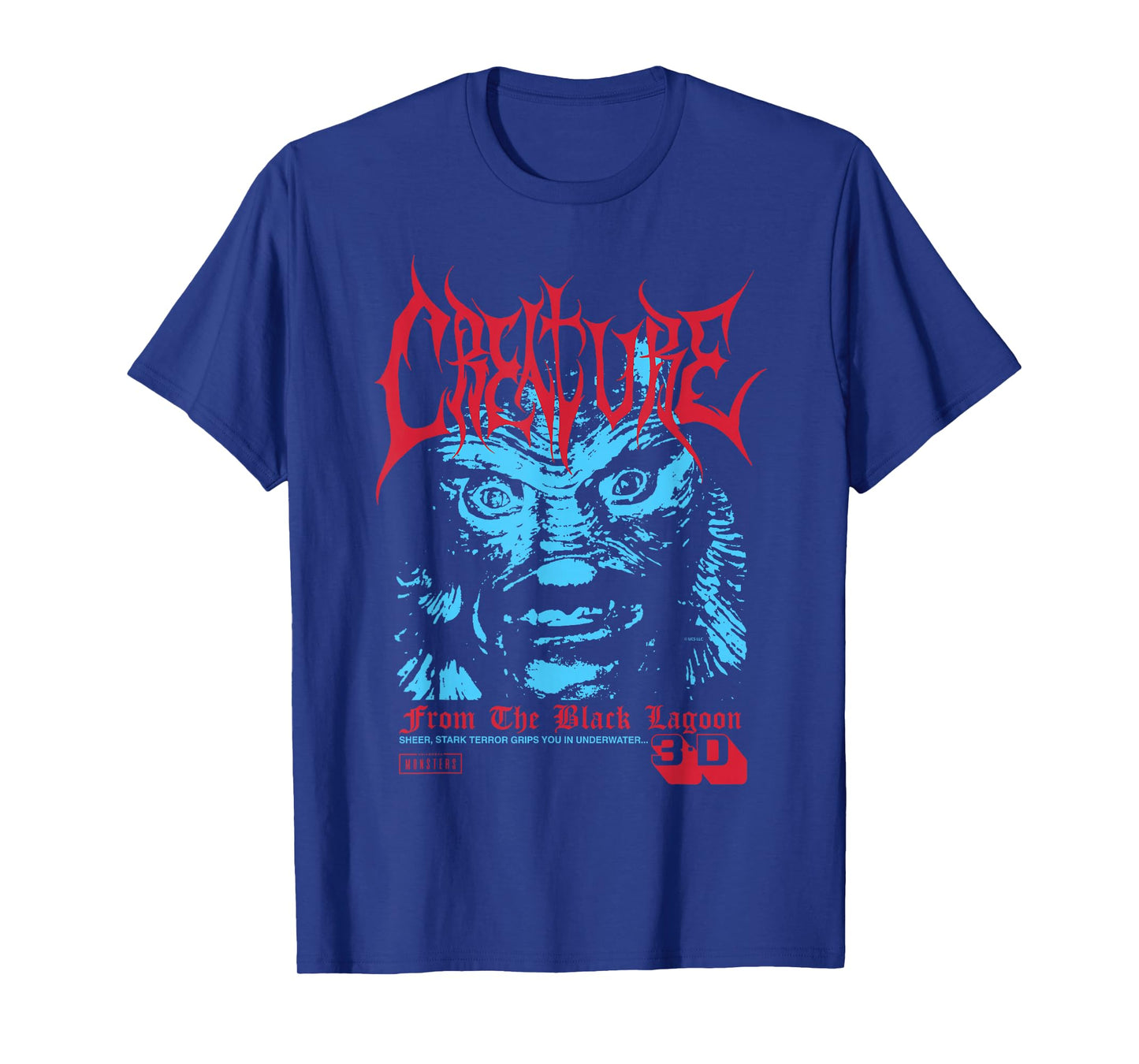 Universal Monsters Creature from the Black Lagoon 3D T-Shirt