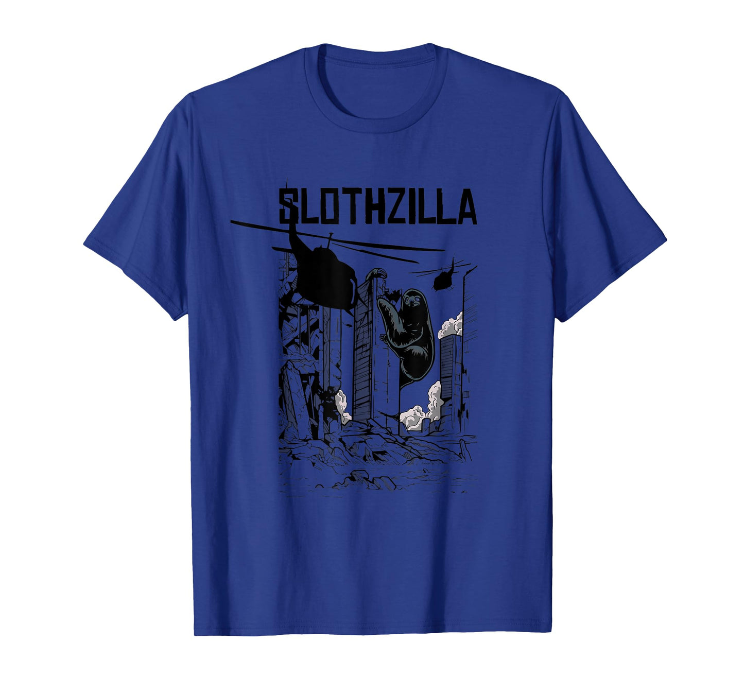 Slothzilla Apocalyptic Parody Sloth Gift for Men Women Kids T-Shirt
