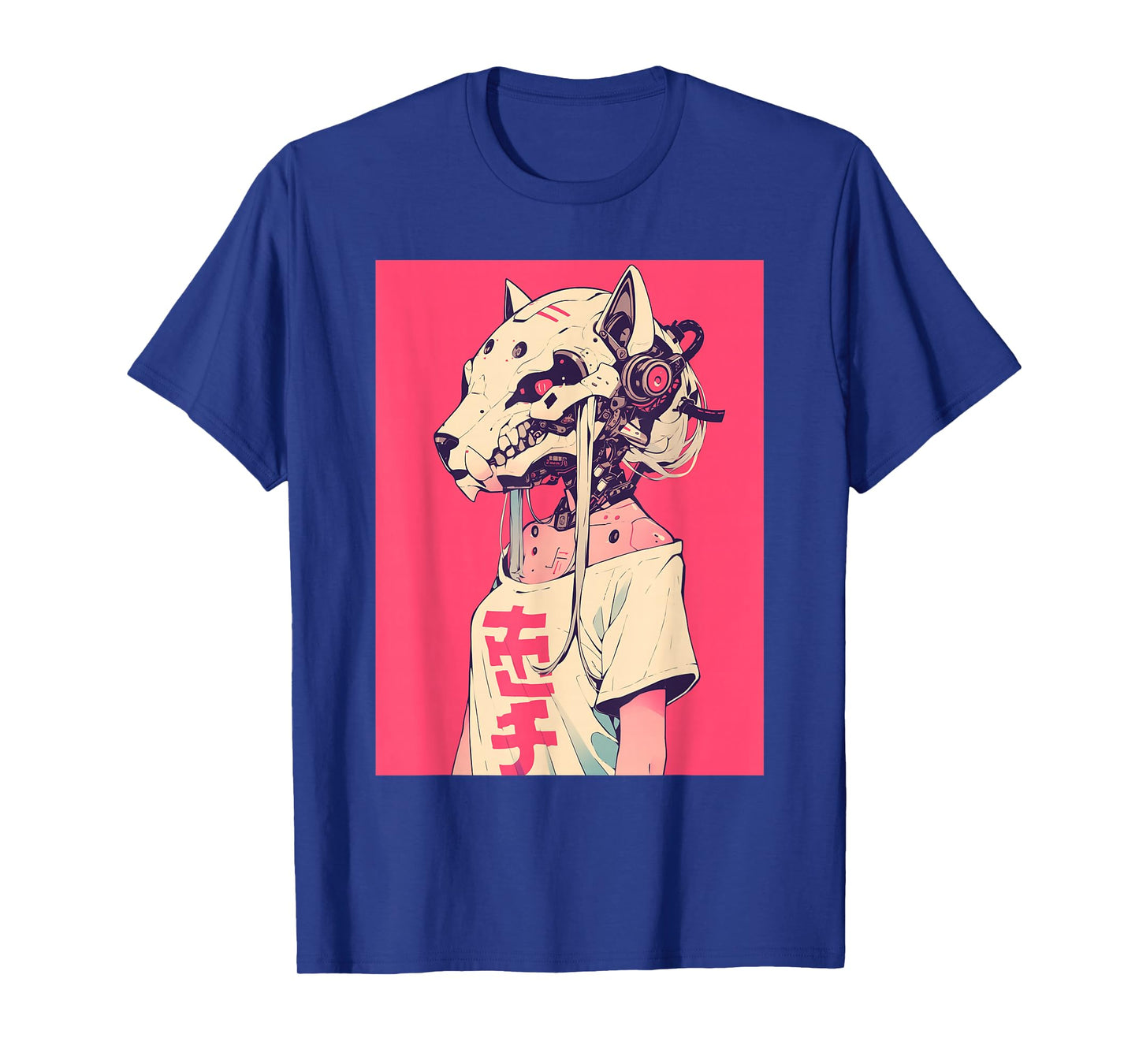 Anime Manga Cyberpunk Aesthetic Techwear Harajuku Cat Girl T-Shirt