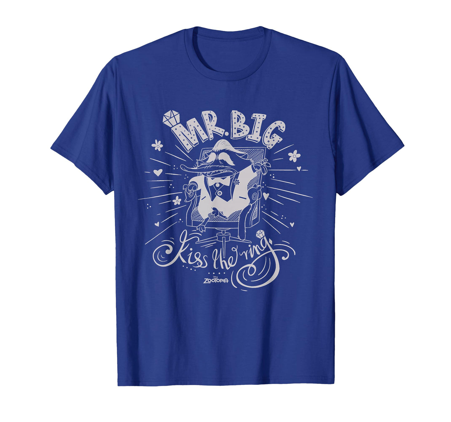 Disney Zootopia Mr. Big Kiss the Ring Illustrated T-Shirt