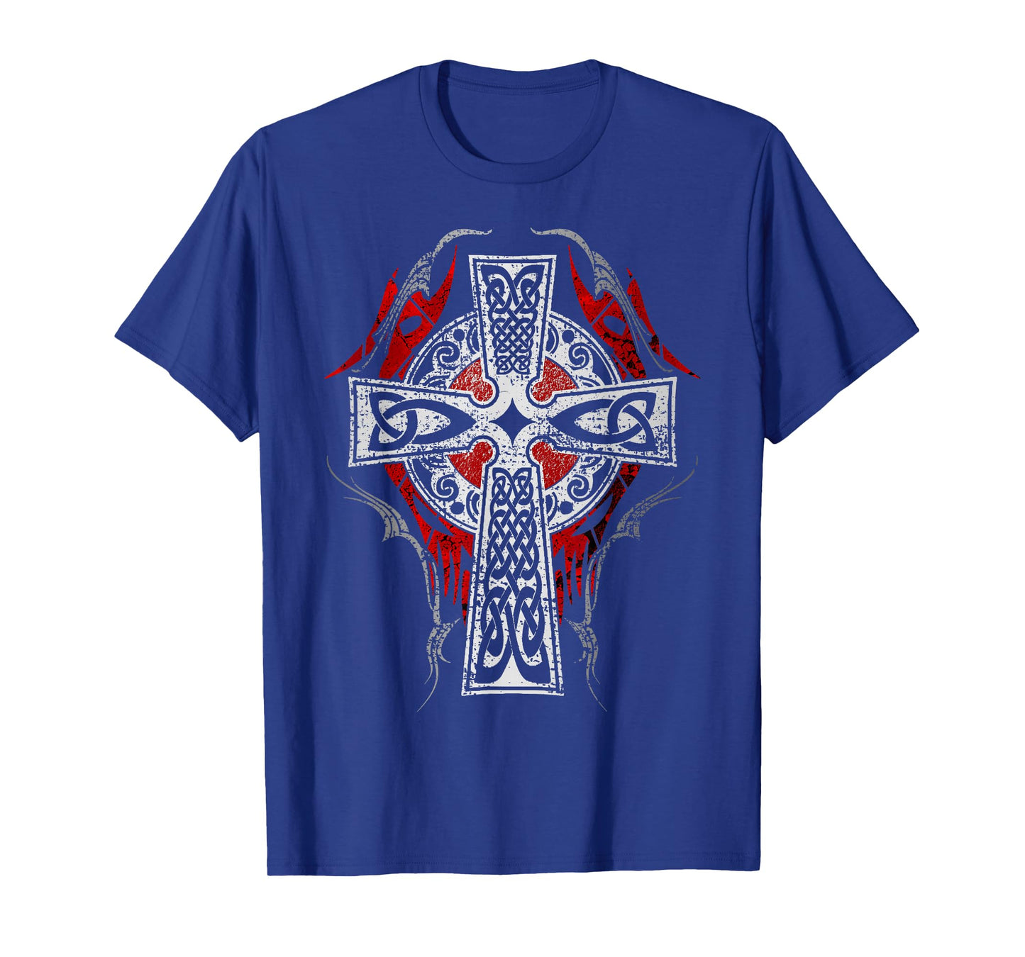 Fenrir The Norse Wolf Shirts Cross Celtic Vintage Norse Tribal T-Shirt