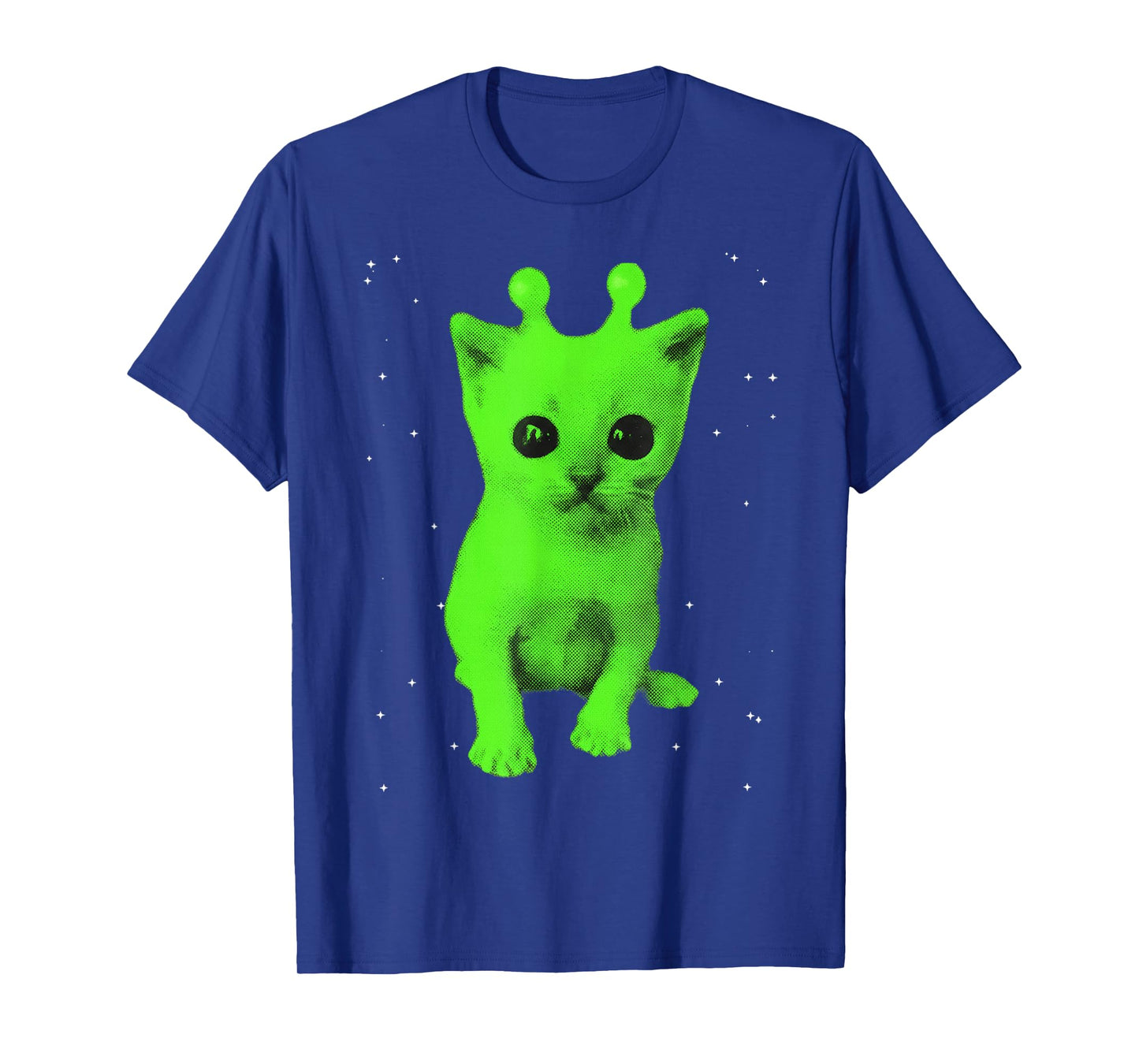Y2k Alien UFO Cat Space Vintage 90s Retro Silly Cats Lover T-Shirt