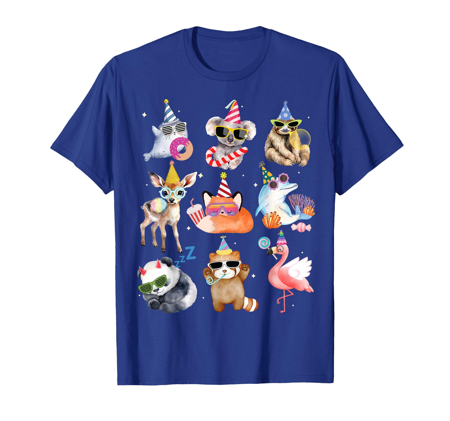 Men Women and Kids Animals Wildlife Zoo Day Birthday Parties T-Shirt