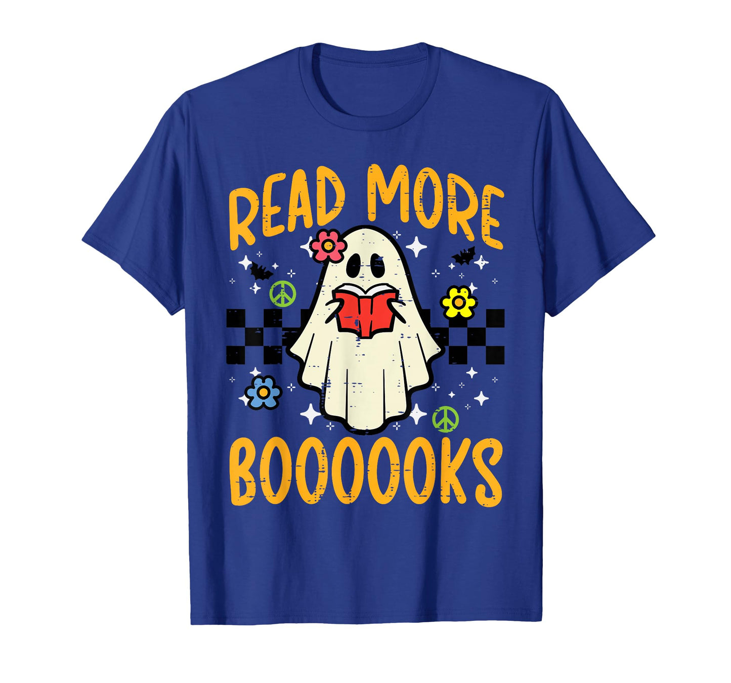 Halloween Read More Books Retro Costume Teacher Women Girls T-Shirt