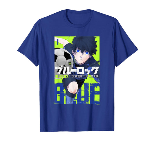 Blue Lock Official Volume 1 Yoichi Isagi Epic Neon Cover T-Shirt