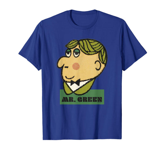 Clue Halloween Mr. Green Big Face T-Shirt