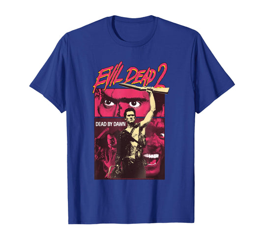 Evil Dead 2 Dead by Dawn Poster Collage Vintage Horror T-Shirt