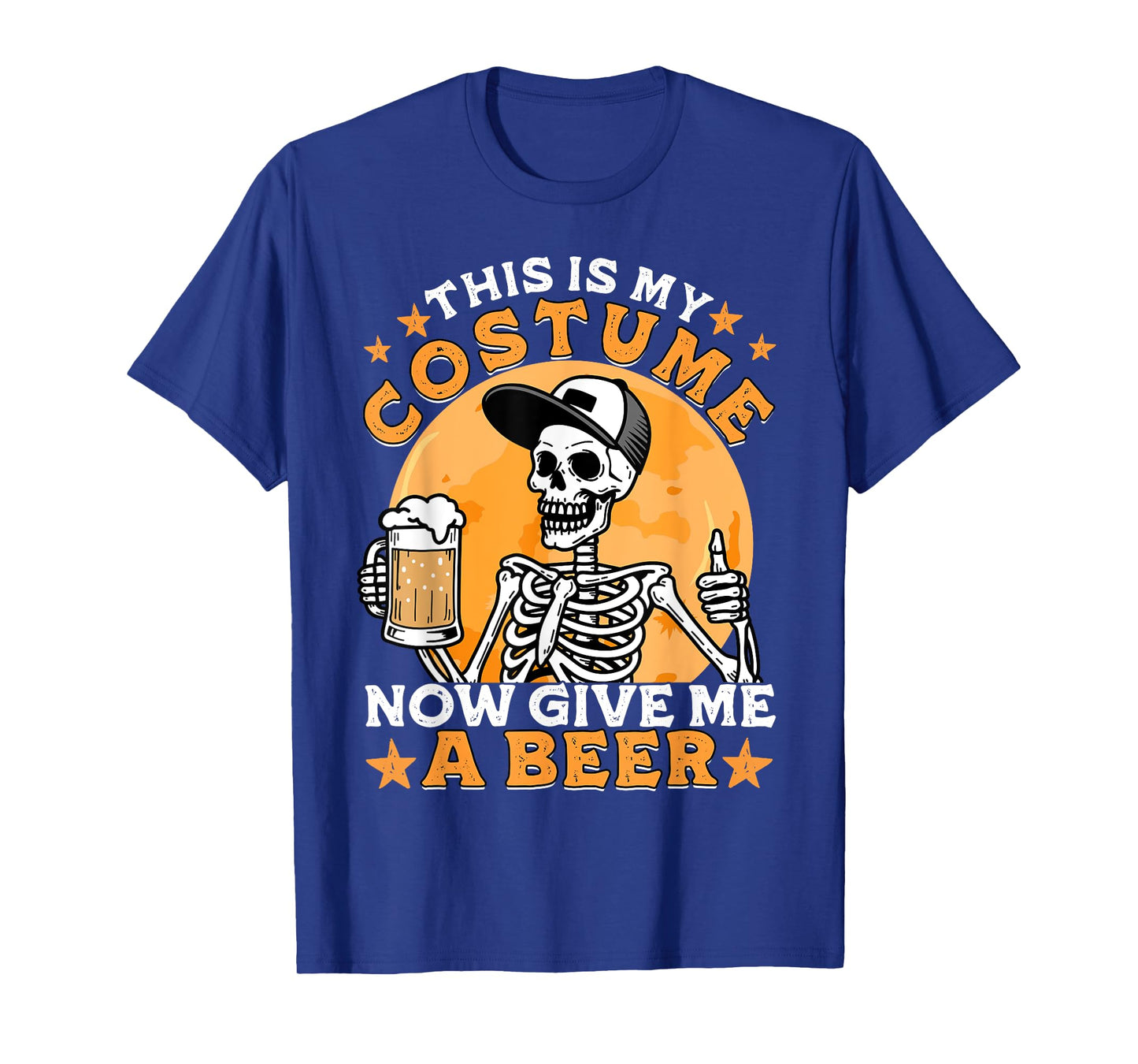This is My Costume Give Me Funny Skeleton Halloween Dad Men T-Shirt
