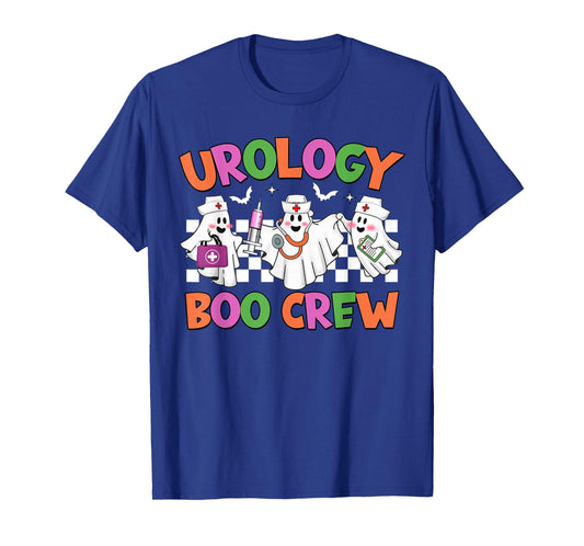 Retro Urology Boo Crew Urology Nurse Halloween Costumes T-Shirt